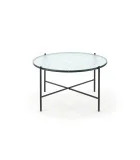 ROSALIA COFFEE TABLE, TRANSPARENT / BLACK order