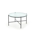 ROSALIA COFFEE TABLE, TRANSPARENT / BLACK order