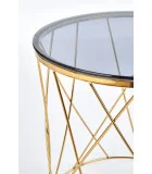 COFFEE TABLE SELENA, FRAME - GOLD, GLASS - SMOKE order