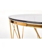 COFFEE TABLE SELENA, FRAME - GOLD, GLASS - SMOKE order