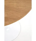 ROUND TABLE STING, TOP - NATURAL WOOD, LEG - WHITE order