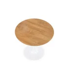 ROUND TABLE STING, TOP - NATURAL WOOD, LEG - WHITE order