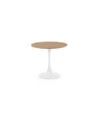 ROUND TABLE STING, TOP - NATURAL WOOD, LEG - WHITE order