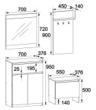 Hallway Bright 1250х376х2000 mm order