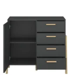 Chest of drawers BELLE KOM 1D4S ВМВ, anthracite order