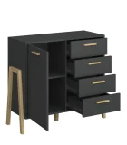 Chest of drawers BELLE KOM 1D4S ВМВ, anthracite order