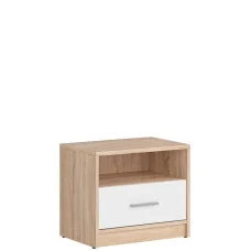 Cabinet NEPO PLUS KOM1S, sonoma oak / white