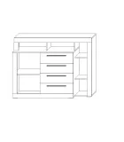 Chest of drawers 140 Milan order