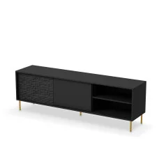 BULLET RTV-1 TV STAND, BLACK / GOLD