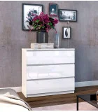 Chest of drawers 800х376х730 mm Bright MDF white gloss order