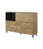 NEST KM-1 CHEST COLOR: LEFKAS OAK / BLACK order