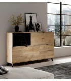 NEST KM-1 CHEST COLOR: LEFKAS OAK / BLACK order