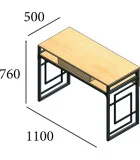 Стол рабочий Квадро заказать