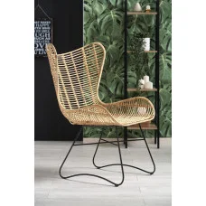 INDIANA CHAIR, NATURAL RATTAN