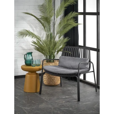 MELBY CHAIR, GRAY / BLACK