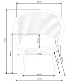 СТУЛ K 400, ЧЕРНЫЙ / НАТУРАЛЬНЫЙ / СЕРЫЙ заказать