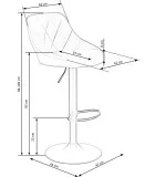 СТІЛЕЦЬ H 101, ТЕМНО-ЗЕЛЕНИЙ замовити