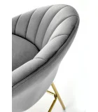 CHAIR H 112, GREY / GOLD order