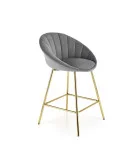 CHAIR H 112, GREY / GOLD order