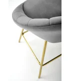 CHAIR H 112, GREY / GOLD order