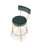 CHAIR H 115, DARK GREEN / GOLD order