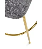 CHAIR H 116, GRAY / GOLD order