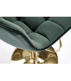 CHAIR H 120, DARK GREEN / GOLD order