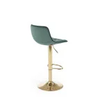 CHAIR H 120, DARK GREEN / GOLD order