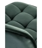 CHAIR H 120, DARK GREEN / GOLD order