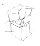 CHAIR K 522, GREY order