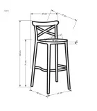 CHAIR H 111, BLACK order