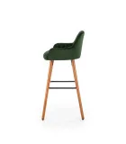 CHAIR H 93, WALNUT / DARK GREEN order