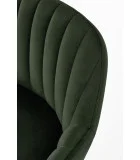 CHAIR H 93, WALNUT / DARK GREEN order