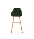 CHAIR H 93, WALNUT / DARK GREEN order