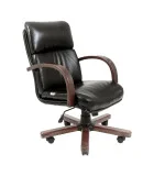 Dakota armchair, upholstery Leather Lux Black order