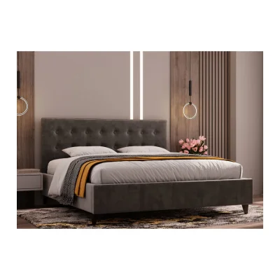 Bed Nicole 160x200, gray