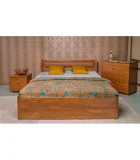 Bed "Margot" with upholstered headboard and drawers order