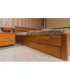 Bed "Margot" with upholstered headboard and drawers order