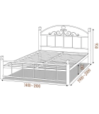 Bed Cassandra on wooden legs order