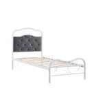 Bed FABRIZIA 90, GRAY / WHITE order