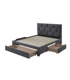 HARRIET 160 bed, GREY VELVET order