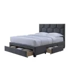 HARRIET 160 bed, GREY VELVET order