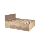 BORNEO 160 bed, ARTISAN OAK / BLACK order