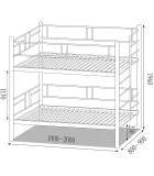 Bed two-tier Double order