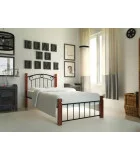 Bed Monroe single on wooden legs order