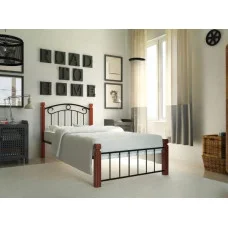 Bed Monroe single on wooden legs