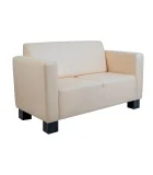 Sofa Kansas, upholstery - leather Lux White order