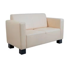 Sofa Kansas, upholstery - leather Lux White