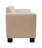 Sofa Kansas, upholstery - leather Lux White order