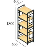 Стеллаж 5 полок Квадро заказать